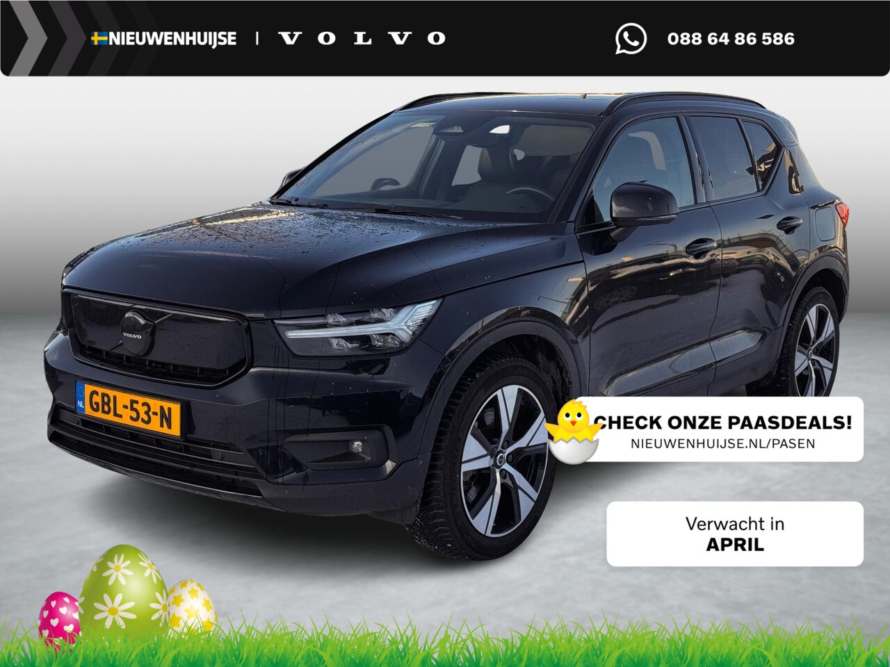 Volvo XC40 - Recharge P8 AWD 78 kWh R-Design | Adaptieve Cruise Control | Stuur-/Stoelverwarming | Geti - AutoWereld.nl