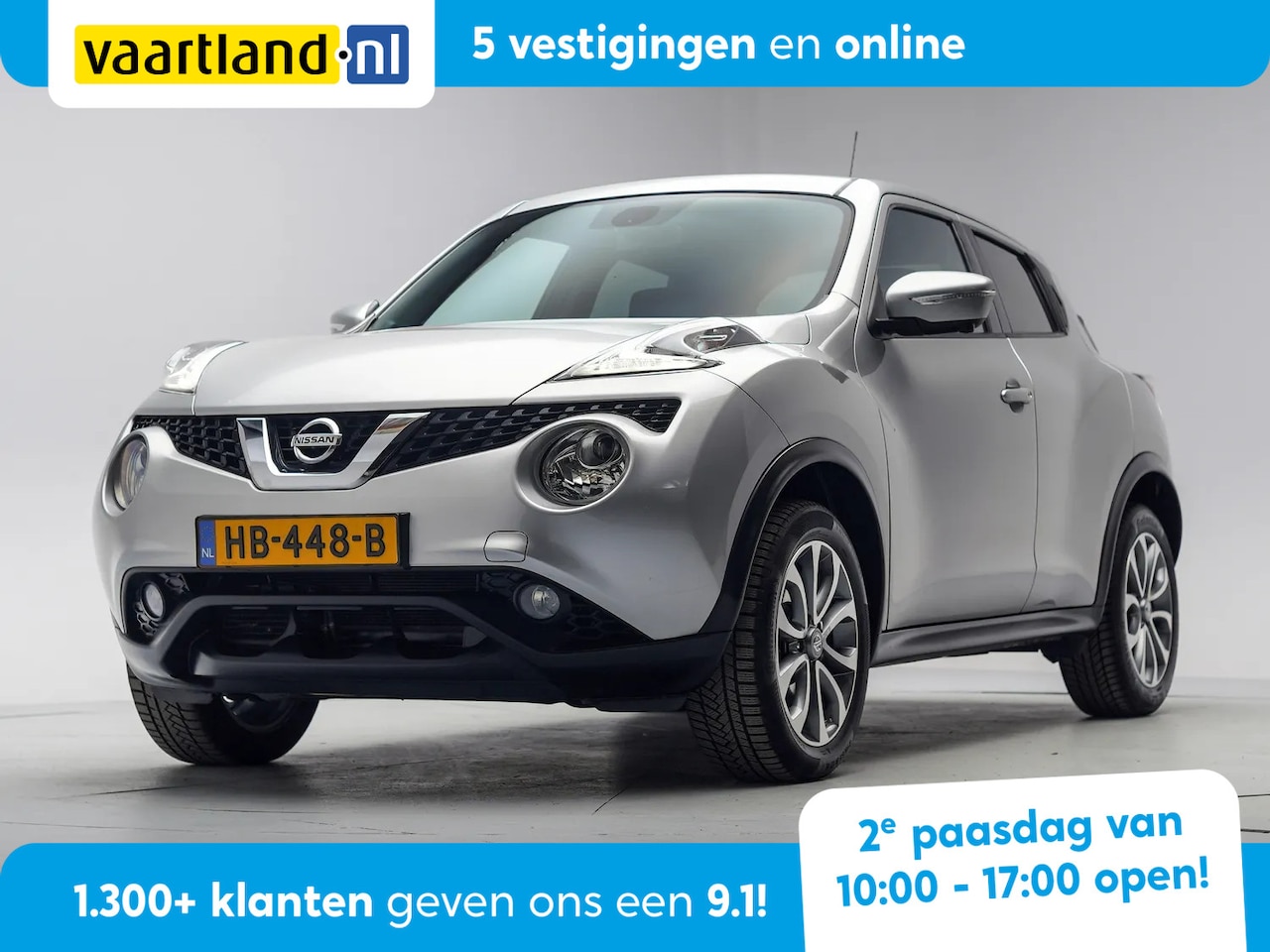 Nissan Juke - 1.6 Connect Edition Aut. [ Navi 360°-camera Trekhaak ] - AutoWereld.nl