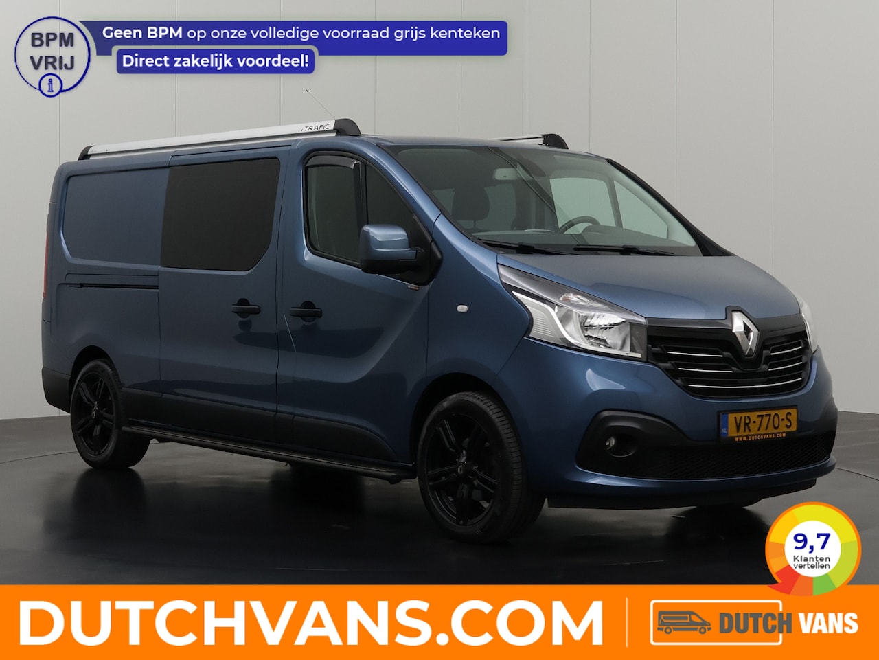 Renault Trafic - 1.6DCi 140PK Lang Dubbele Cabine Turbo2 Energy | Navigatie | Airco | Cruise | Trekhaak | - AutoWereld.nl
