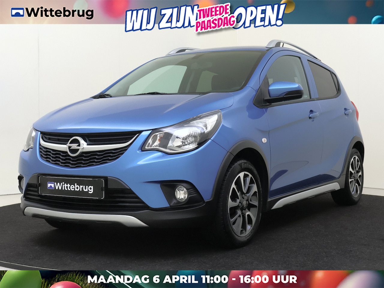 Opel Karl - 1.0 75PK Rocks Online Edition Apple Carplay | 15" licht metalen velgen | Airco | - AutoWereld.nl
