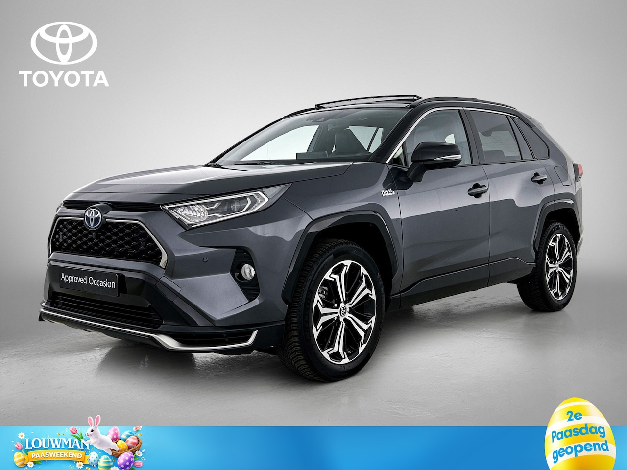 Toyota RAV4 - 2.5 Plug-in Hybrid AWD Bi-Tone Plus | Stoelverwarming en ventilatie | JBL | Onderweg-naar- - AutoWereld.nl
