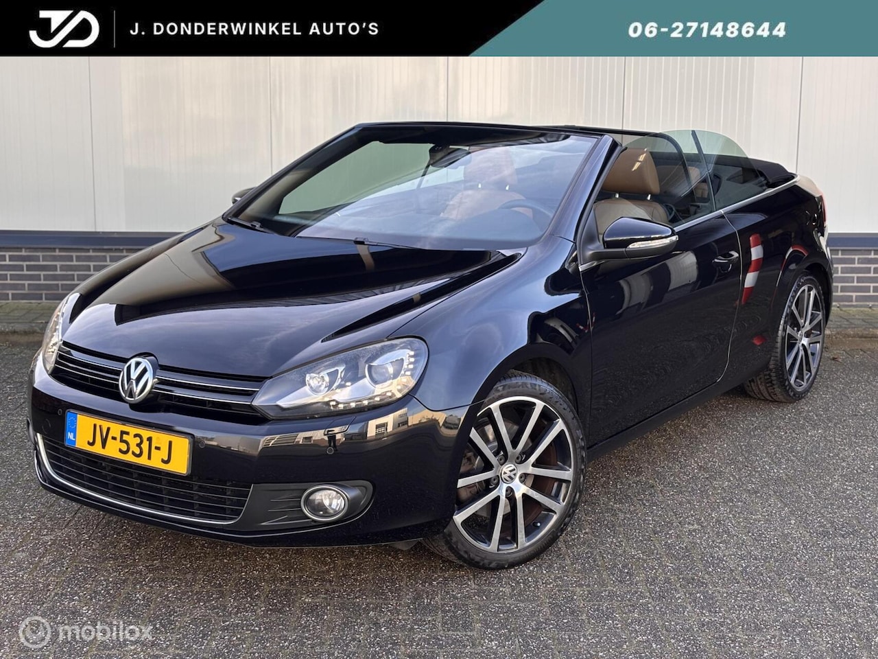 Volkswagen Golf Cabriolet - 1.4 TSI Highline Leder Navi LED - AutoWereld.nl