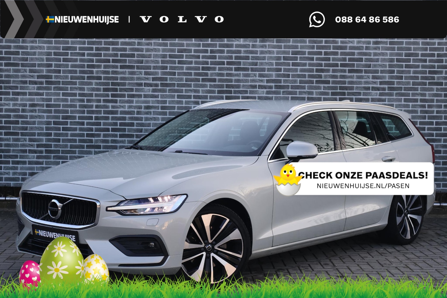 Volvo V60 - 2.0 T4 Momentum Pro | Trekhaak | Adaptieve Cruise Control | Standkachel | Stoel- en stuurv - AutoWereld.nl