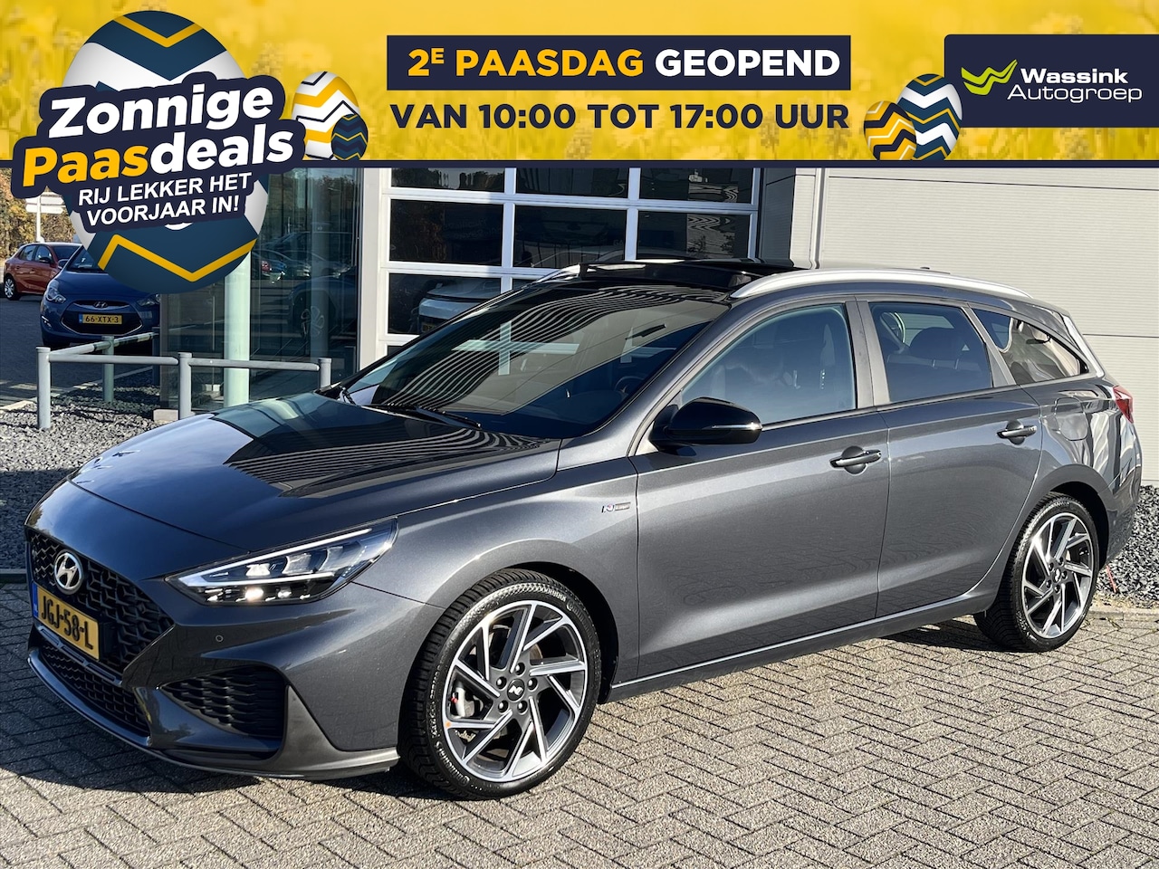 Hyundai i30 Wagon - 1.5 T-GDI 160pk Automaat N Line | Stoel en stuur verwarming | Parkeer camera | Panoramadak - AutoWereld.nl