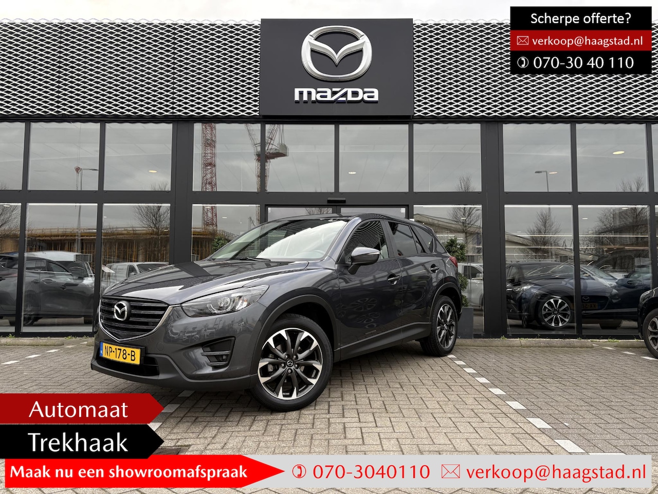 Mazda CX-5 - 2.0 SkyActiv-G 165 GT-M Line 2WD Dealer onderhouden / 1e eigenaar / NL auto / Trekhaak - AutoWereld.nl