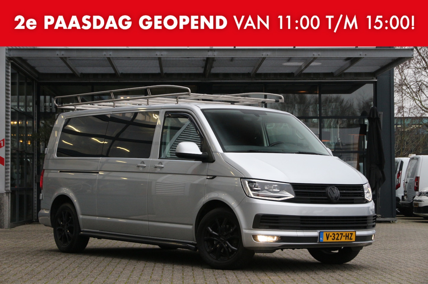 Volkswagen Transporter - 2.0 TDI 150 | L2H1 | Trekhaak | Navi | Cruise | Airco.. - AutoWereld.nl