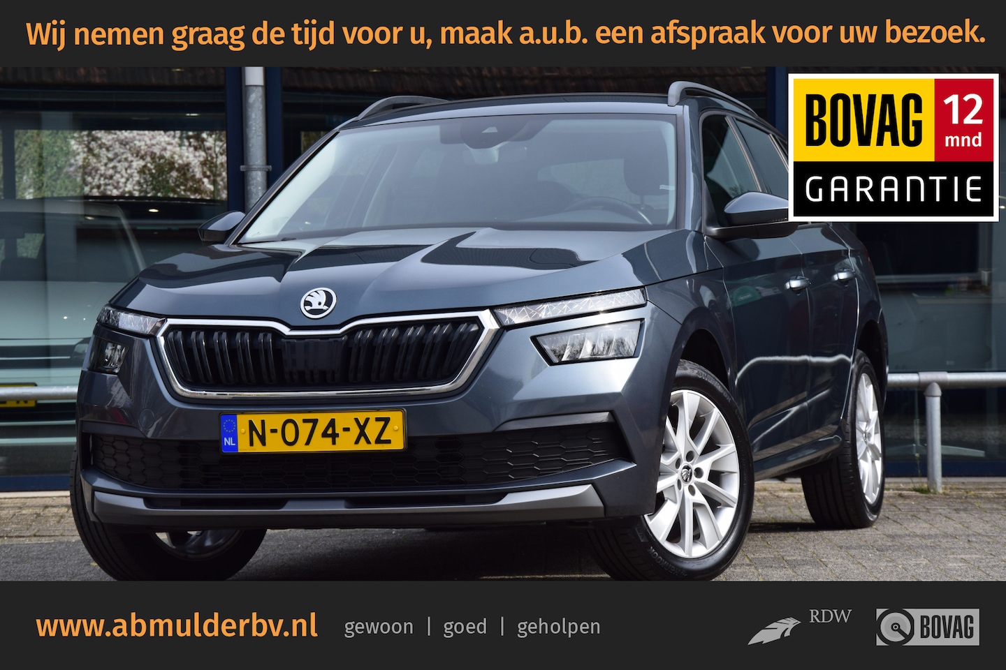 Skoda Kamiq - 1.0 TSI 110PK Business Edition DSG Automaat | BOVAG Garantie | Trekhaak | Voorstoelen verw - AutoWereld.nl