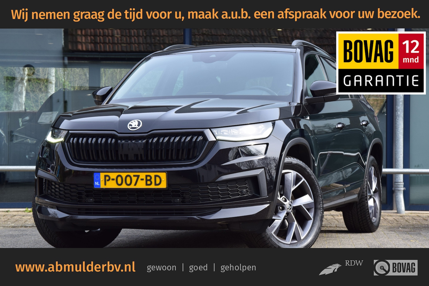 Skoda Kodiaq - 1.5 TSI 150PK Sportline Business DSG Automaat | Org. NL | BOVAG Garantie | Trekhaak | Lede - AutoWereld.nl