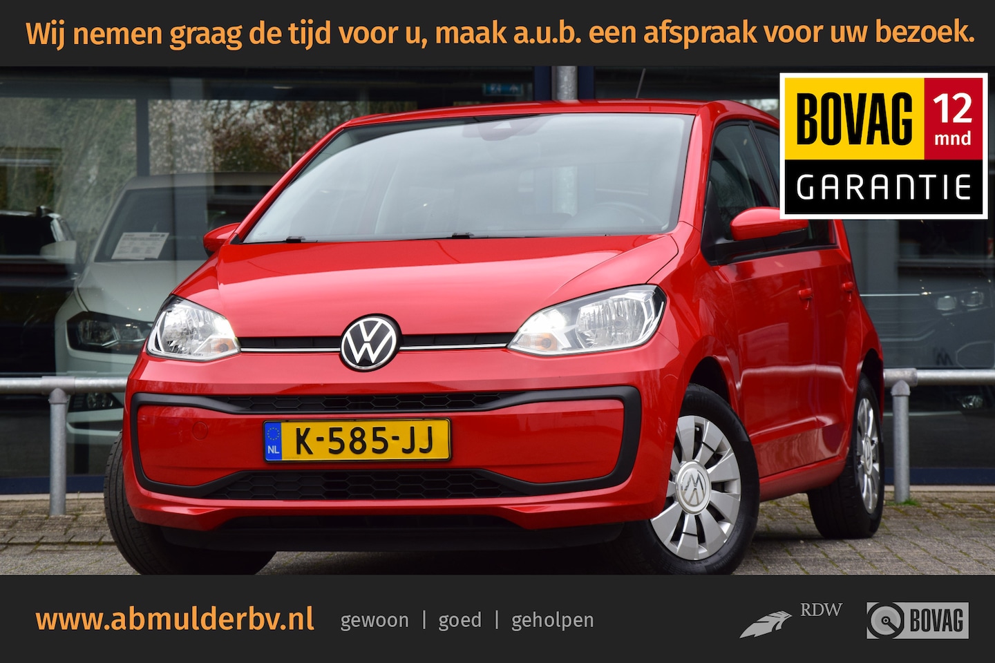 Volkswagen Up! - 1.0 BMT move up! | Org. NL | BOVAG Garantie | Airco | Bluetooth Telefoonverbinding | DAB R - AutoWereld.nl