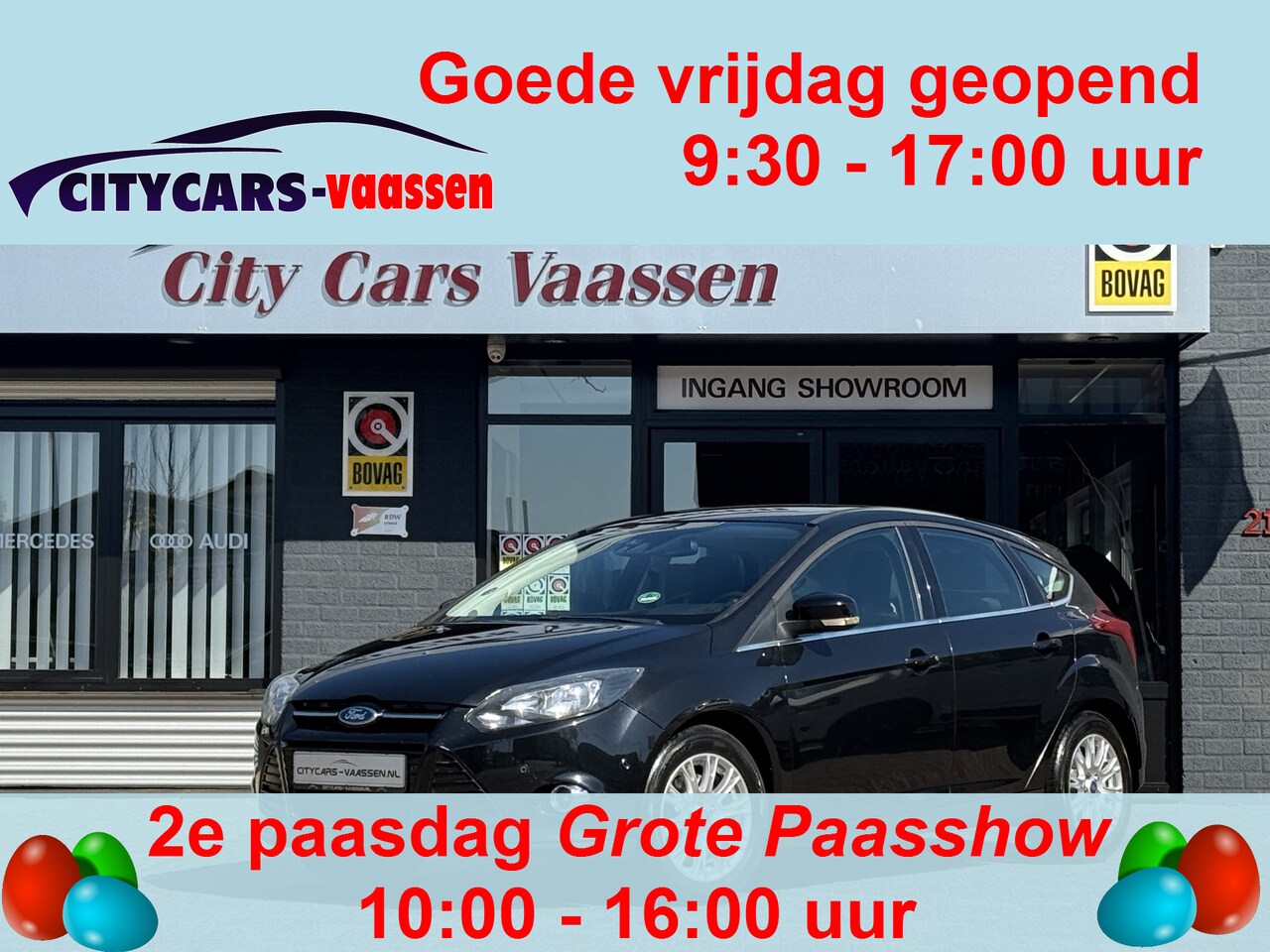 Ford Focus - 1.6 EcoBoost Titanium 150 pk nieuwe apk climate ctr cruise ctr pdc v/a lmv 16 inch start/s - AutoWereld.nl
