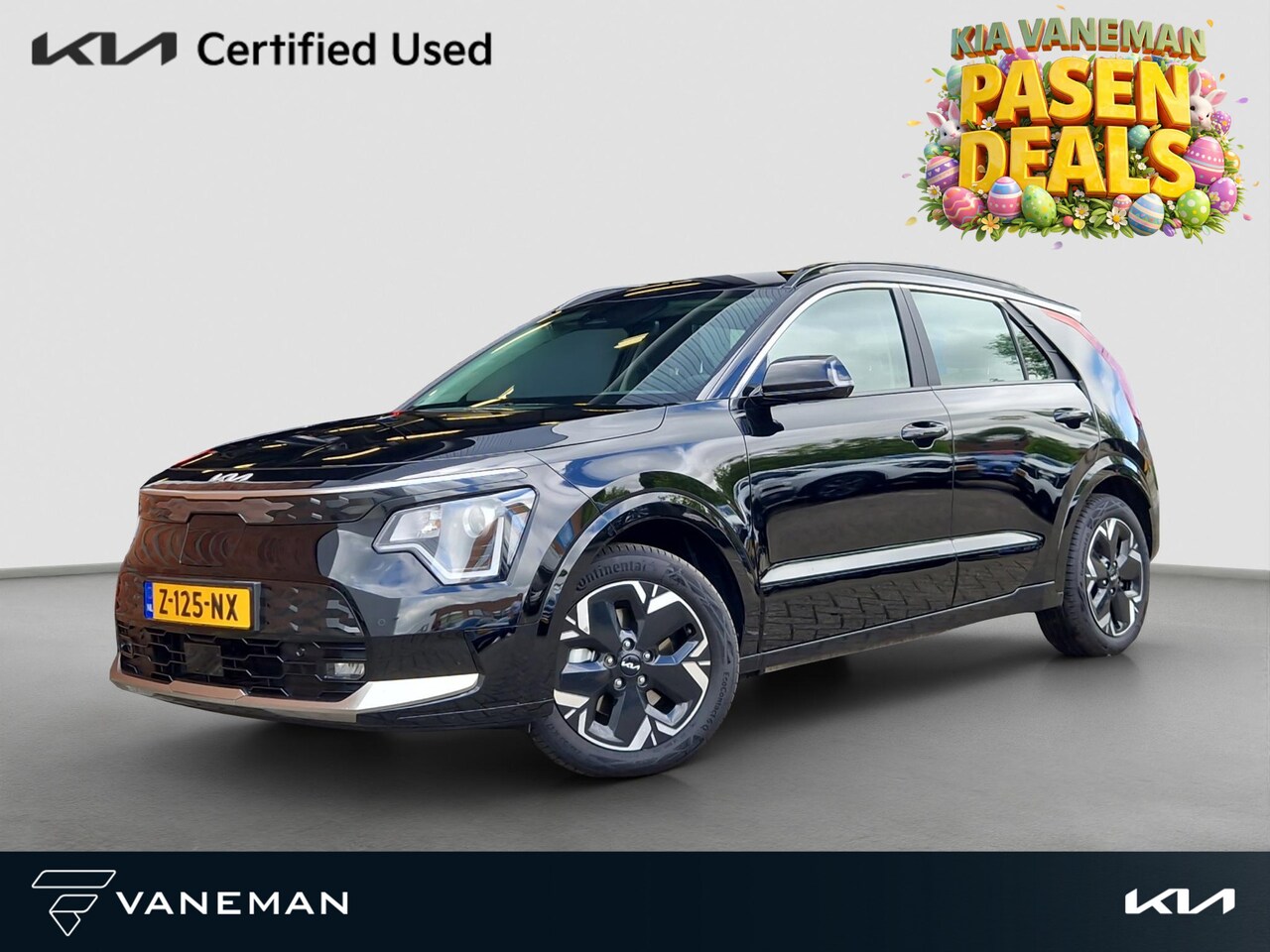 Kia Niro EV - DynamicLine 64.8 kWh | Key-Less | Navi | Camera | Cruise | LMV | H-Leder | SOH 100% - AutoWereld.nl