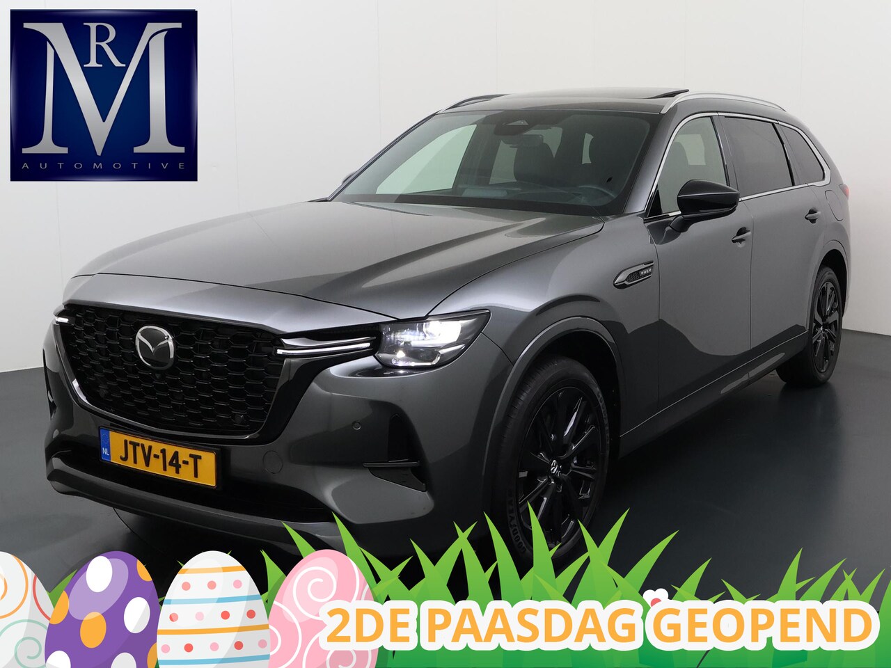 Mazda CX-80 - 2.5 e-SkyActiv PHEV Homura Plus 6p. VAN € 59.900,- VOOR € 53.877,- UW LENTEVOORDEEL €6.001 - AutoWereld.nl