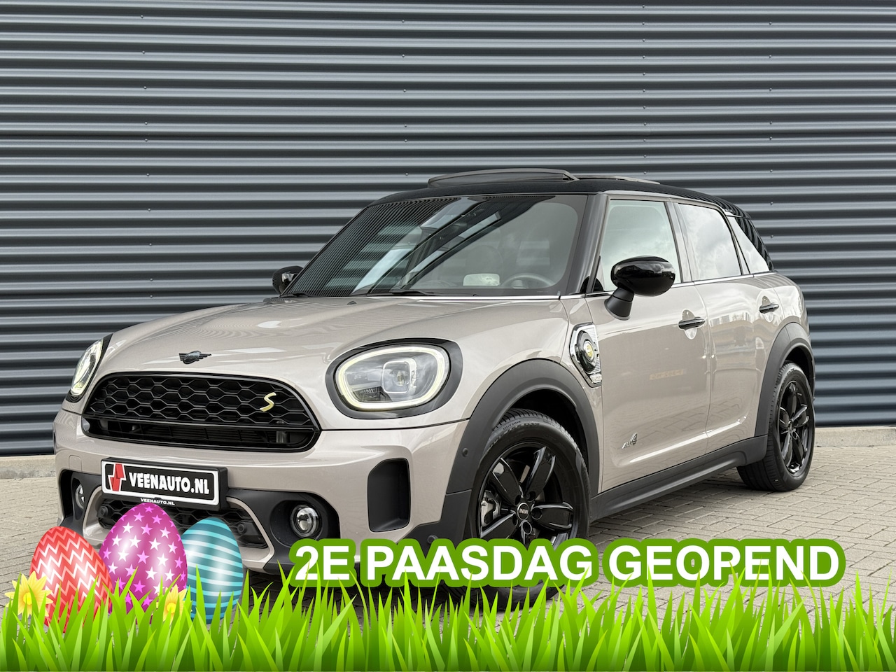 MINI Countryman - 2.0 Cooper SE ALL4 Leder/Apple/Camera 2e Paasdag geopend van 12:00 tot 16:00 uur - AutoWereld.nl