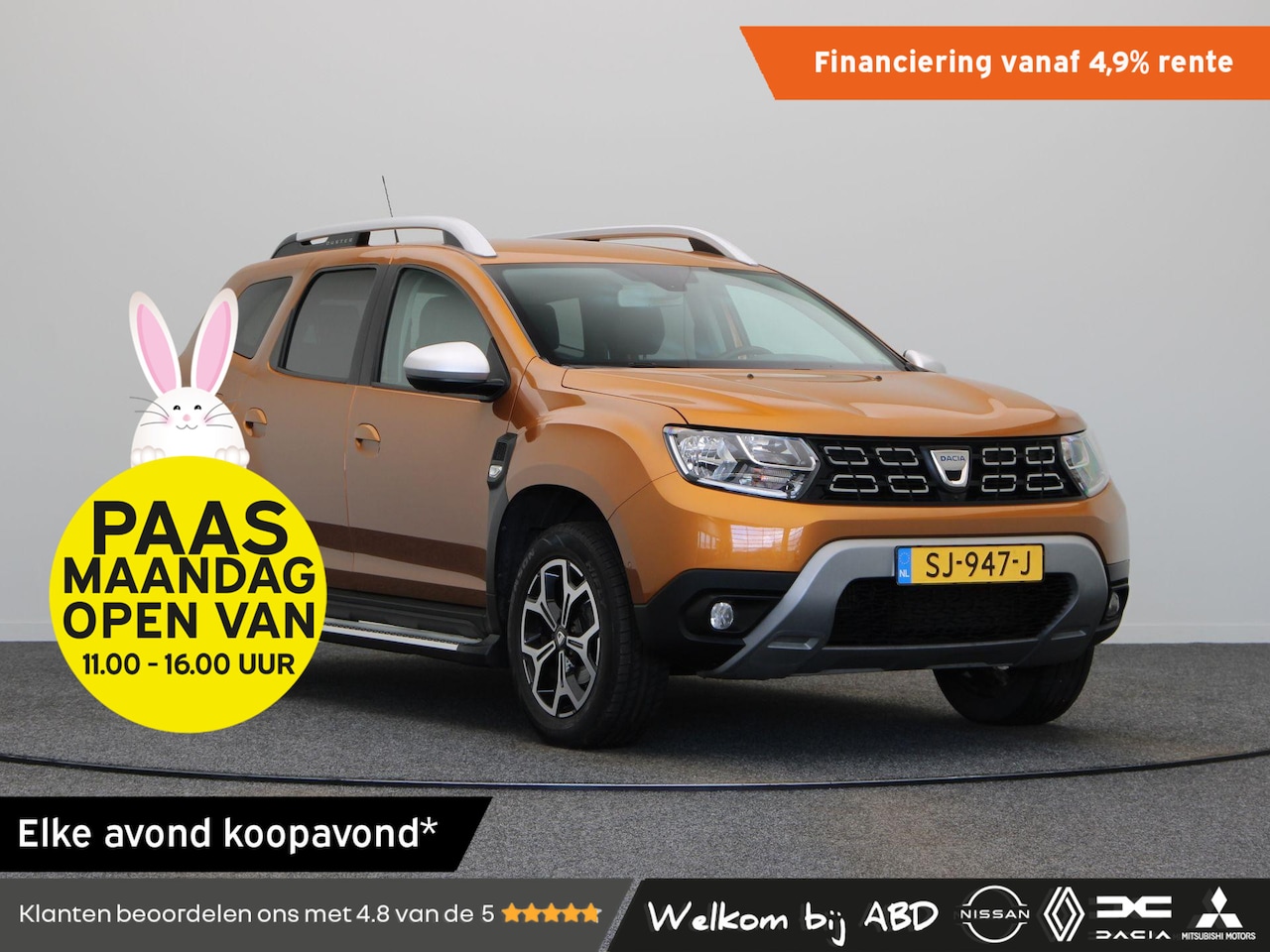 Dacia Duster - TCe 125pk Prestige | Trekhaak | Sidesteps | Camera's rondom | Climate Control | Dodehoek d - AutoWereld.nl