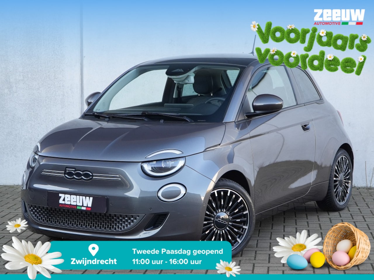 Fiat 500 - Icon 42KWH | LED | Pano | Camera | Navi | Carplay | 17" - AutoWereld.nl