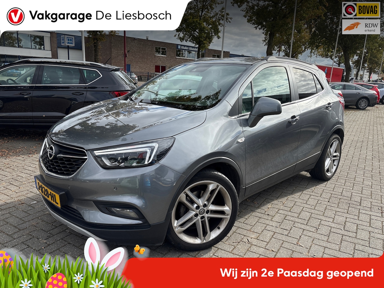 Opel Mokka X - 1.4 Turbo Black Edition / leer / schuifdak / trekhaak / navi / stoel stuur verw - AutoWereld.nl