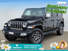 Jeep Wrangler Unlimited - 4xe 380 PK Sahara | Leder | Soft Top | Overland | Camera | 18"