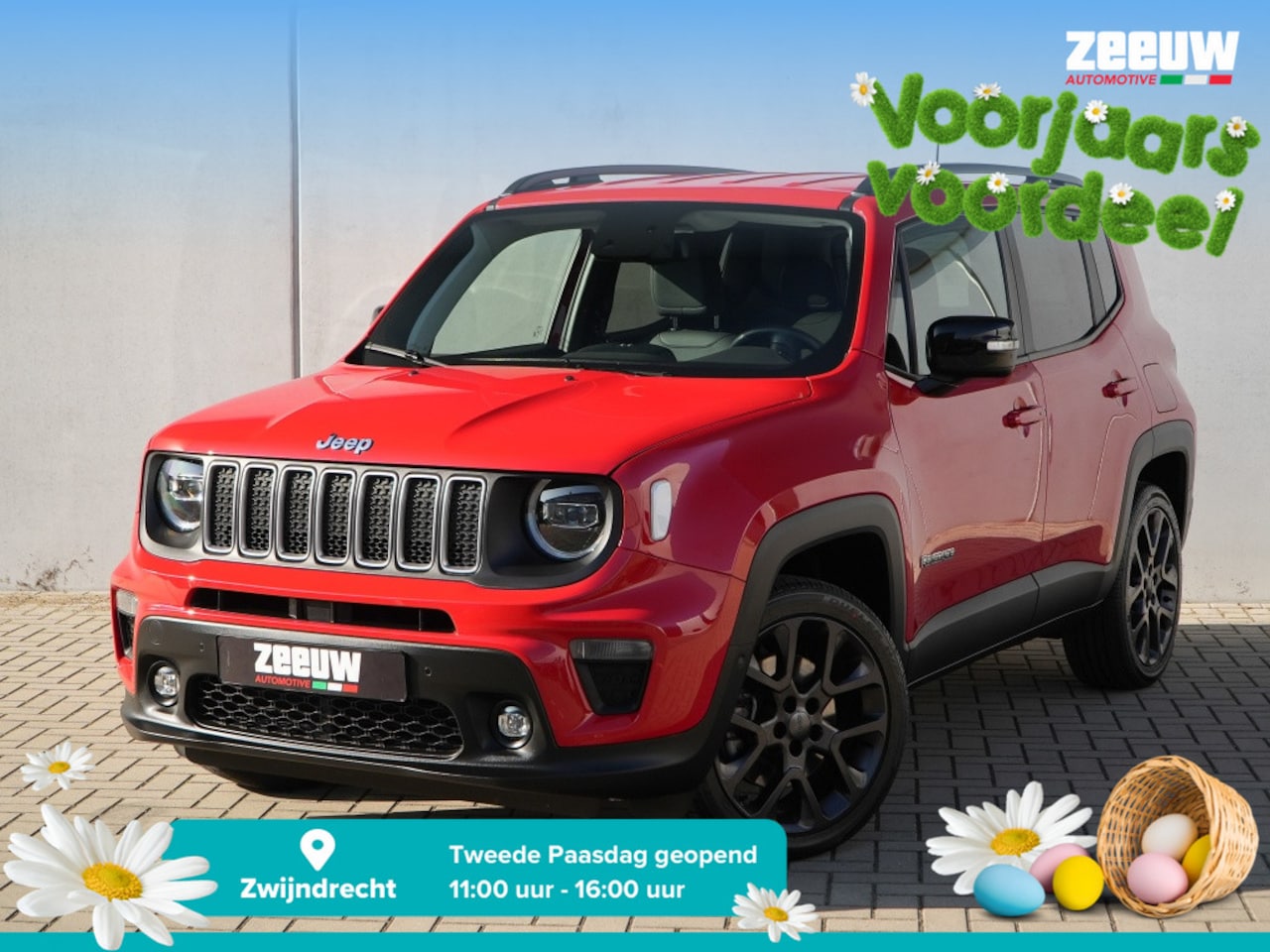 Jeep Renegade - 4xe 240 PK Hybrid S | Leder | Navi | Winter | LED | Camera | 19" - AutoWereld.nl