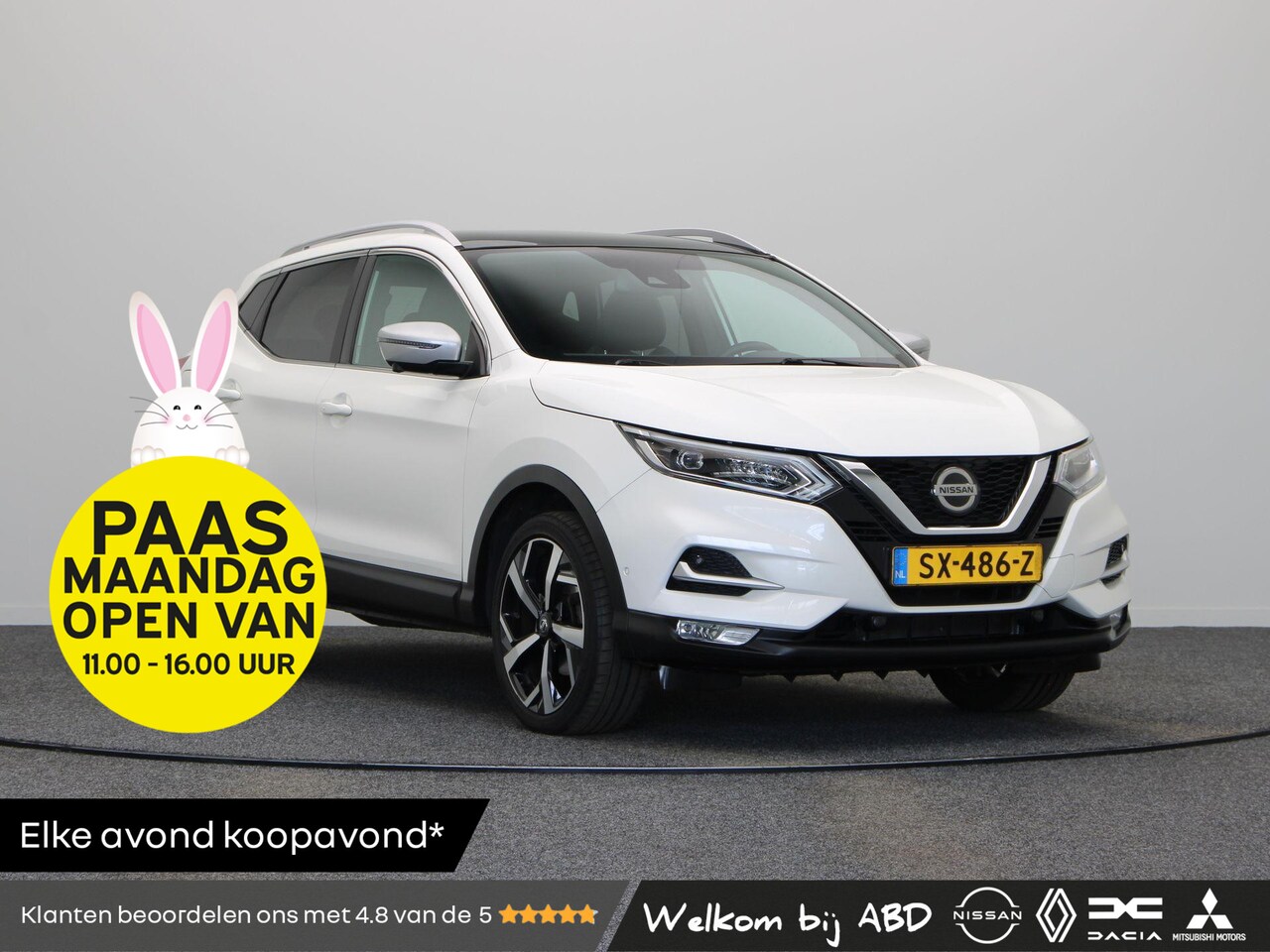 Nissan Qashqai - 1.2 Tekna + | Bose | Panoramadak | Lederen Bekleding | Stoelverwarming | Voorruitverwarmin - AutoWereld.nl