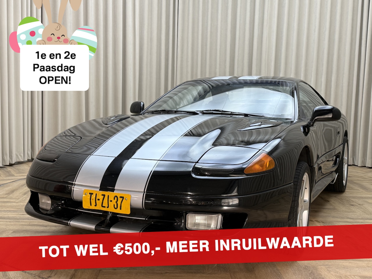 Dodge Stealth - RT U9 *Mitsubishi 3000GT* DOHC 24V 222PK | Leder, Clima, Cruise, Youngtimer - AutoWereld.nl