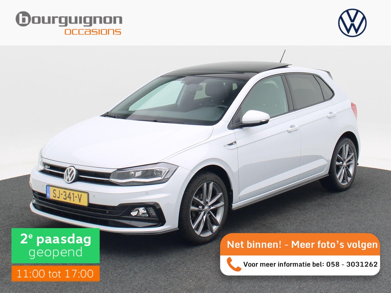 Volkswagen Polo - 1.0 TSi Automaat Highline R-Line | Full LED | Panoramadak | Adaptive Cruise | Climatronic - AutoWereld.nl