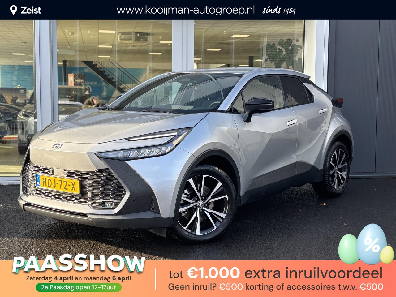 Toyota C-HR - 2.0 Plug-in Hybrid 220 Dynamic | LM Velgen | Navigatie | Virtual Cockpit - AutoWereld.nl