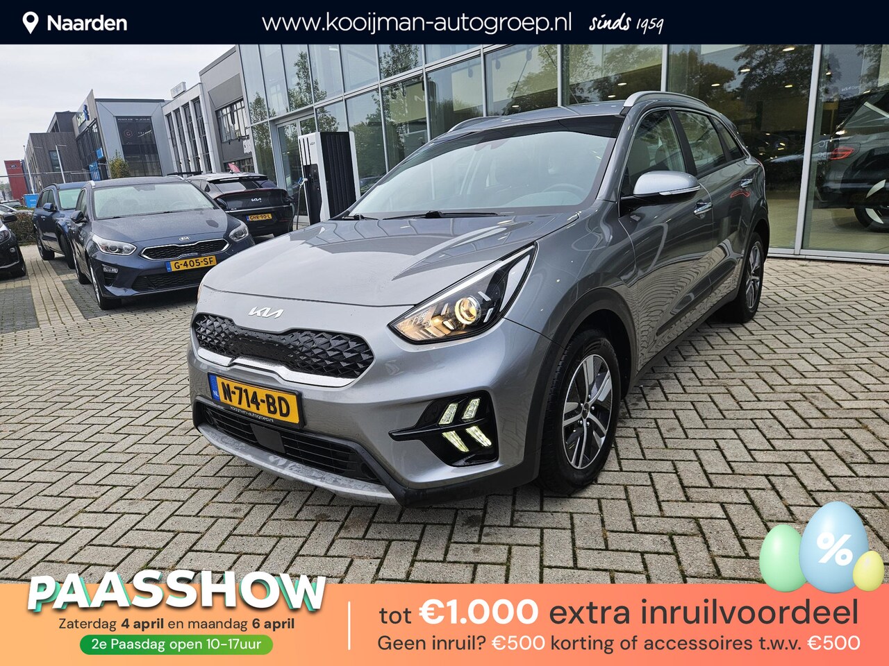 Kia Niro - 1.6 GDi Hybrid DynamicLine Nav|Camera|Cruise control| 1e eigenaar| Dealer onderhouden!! - AutoWereld.nl