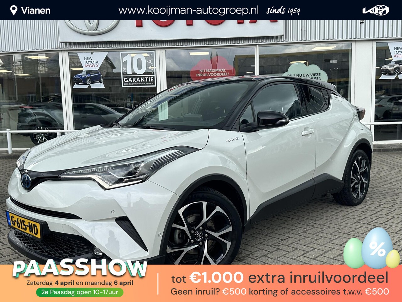 Toyota C-HR - 1.8 Hybrid Style Ultimate lichtmetalen velgen 18" , Parkeersensoren voor - achter , Parkee - AutoWereld.nl