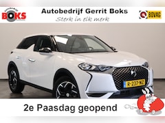 DS 3 Crossback - E-Tense Bastille 50 kWh Navi-Carplay 17'lmv CruiseControl 2e Paasdag geopend van 12.00 tot
