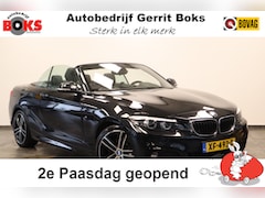 BMW 2-serie Cabrio - 220i High Executive M-sport H&K PDC 2e Paasdag geopend van 12.00 tot 17:00u