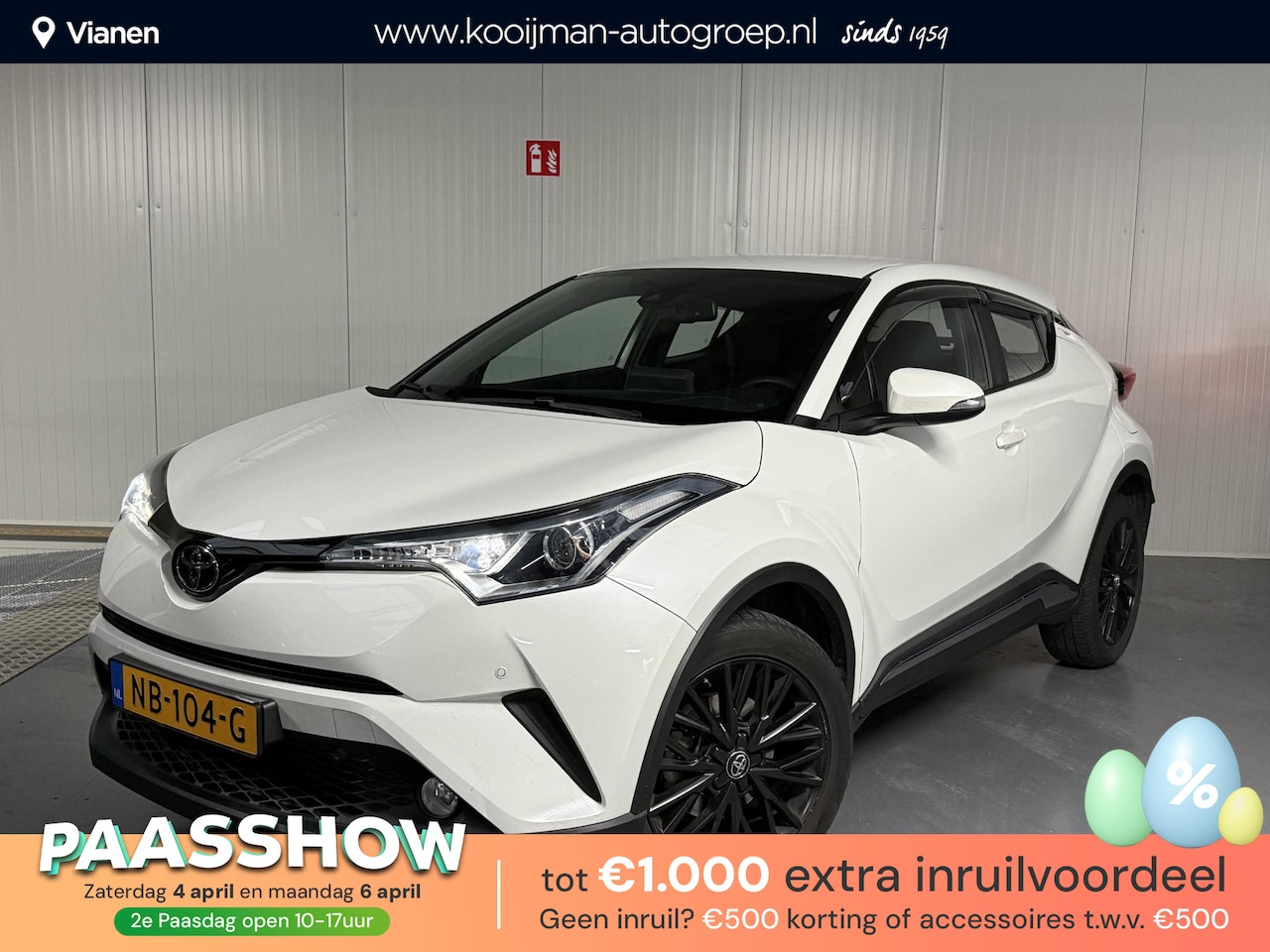 Toyota C-HR - 1.2 Dynamic + 18" Lichtmetalen velgen, keurige NL auto met slechts 70695 KM - AutoWereld.nl