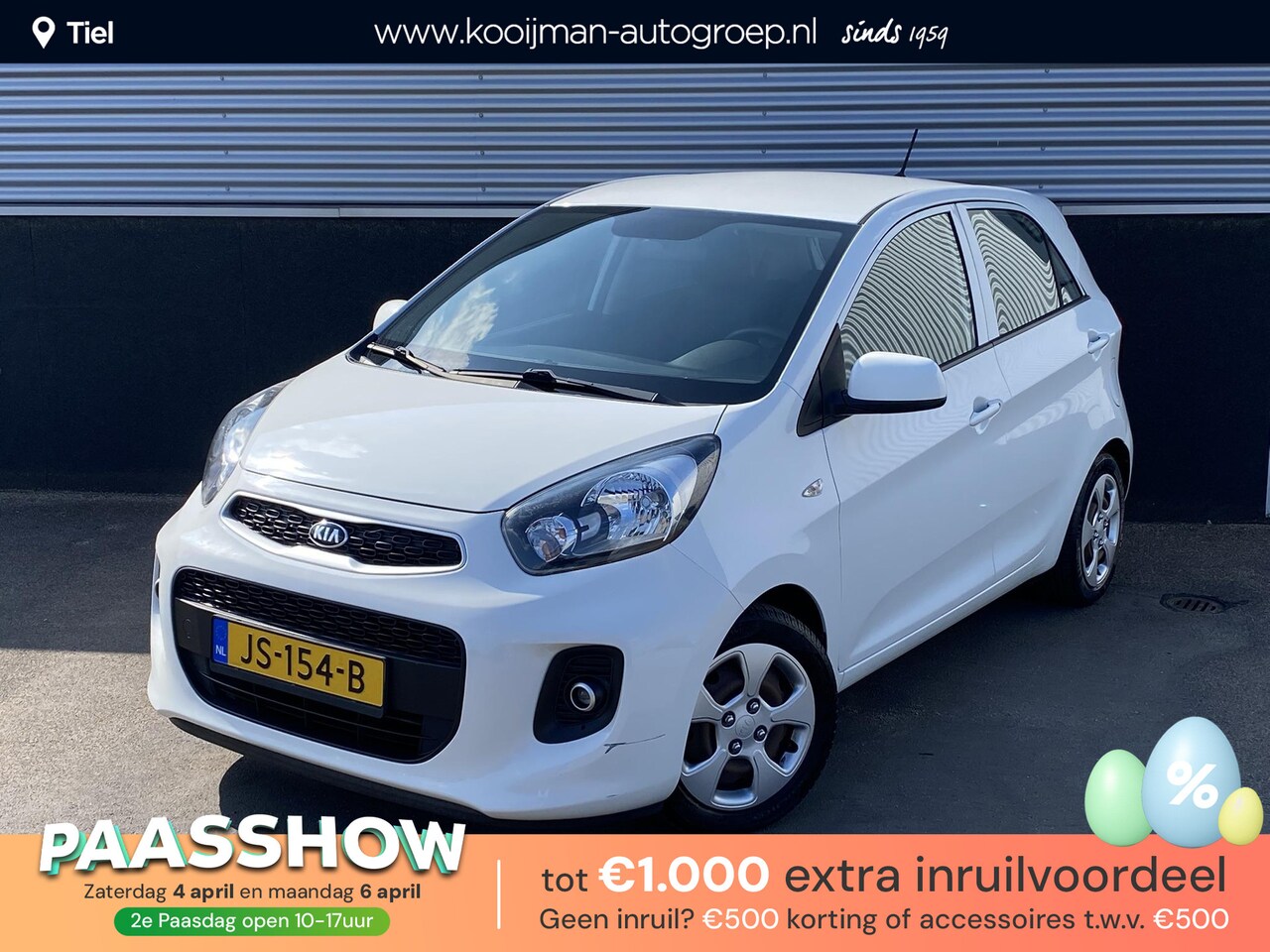 Kia Picanto - 1.0 CVVT EconomyPlusLine Airconditioning, centrale deurvergrendeling, achterbank neerklapb - AutoWereld.nl
