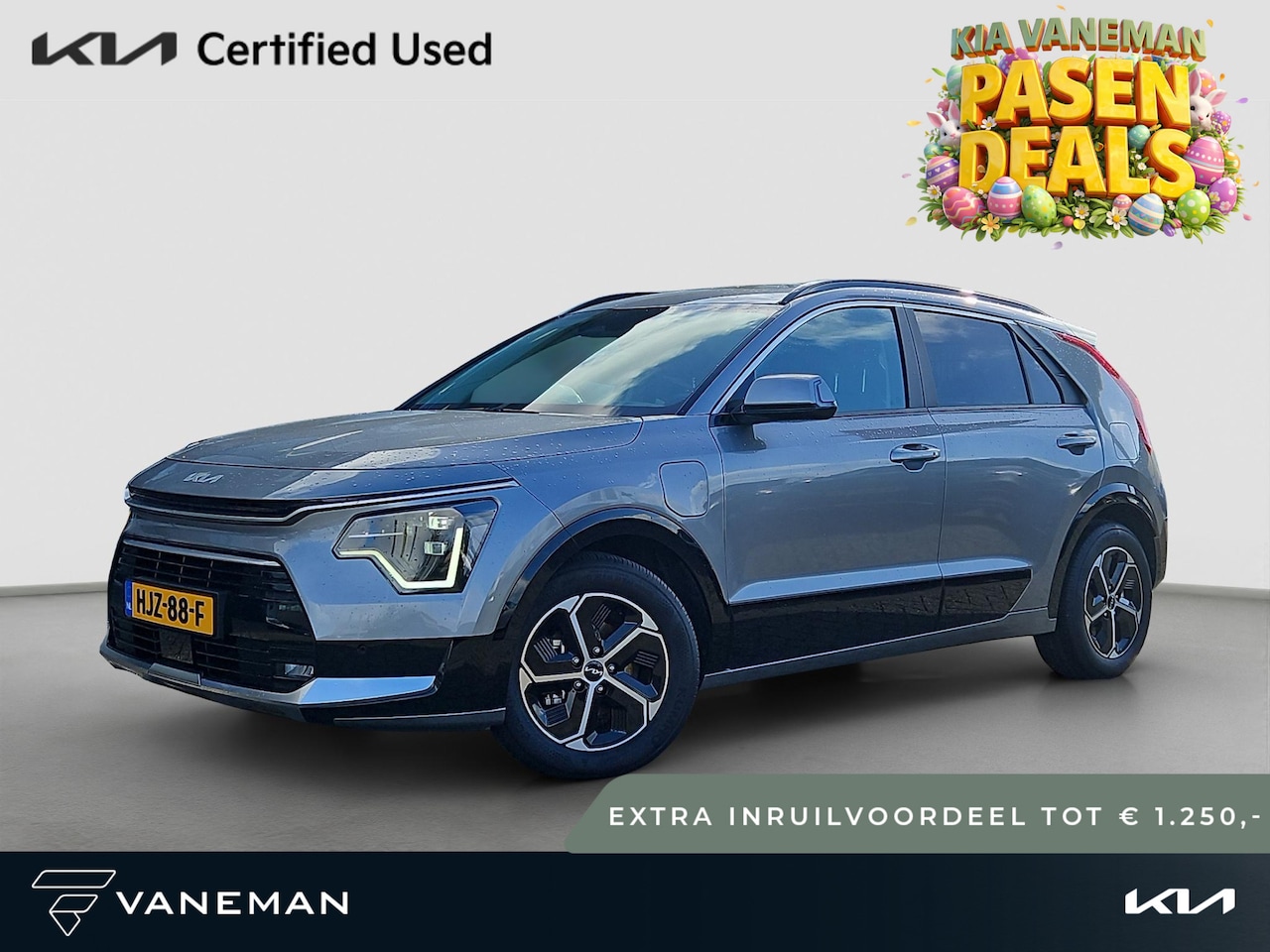 Kia Niro - 1.6 GDi PHEV DynamicPlusLine | Tot € 1.250,- extra inruil tijdens dit Paasweekend! | Head - AutoWereld.nl