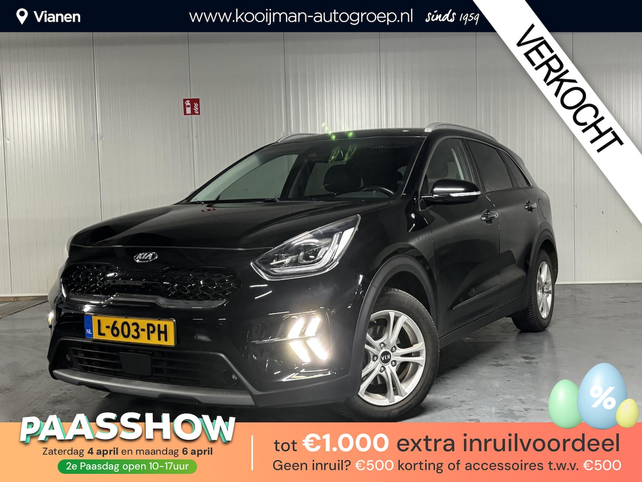 Kia Niro - 1.6 GDi Hybrid DynamicPlusLine 1.6 GDi Hybrid DynamicPlusLine - AutoWereld.nl