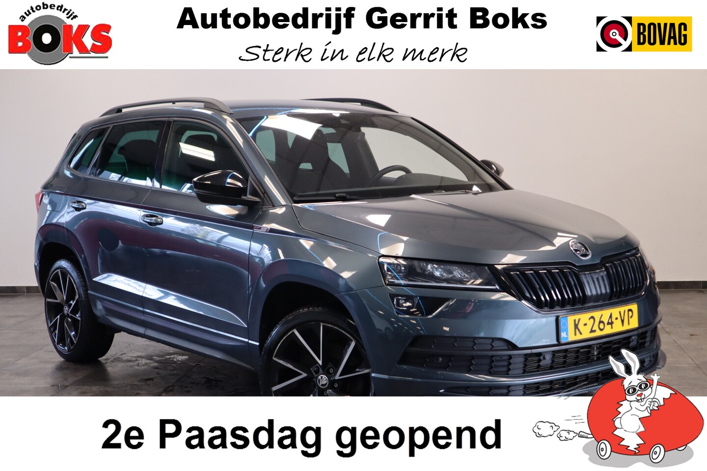 Skoda Karoq - 1.5 TSI ACT Sportline Business Navi Camera 19'' ACC ECC Canton 24 maanden garantie mogelij - AutoWereld.nl