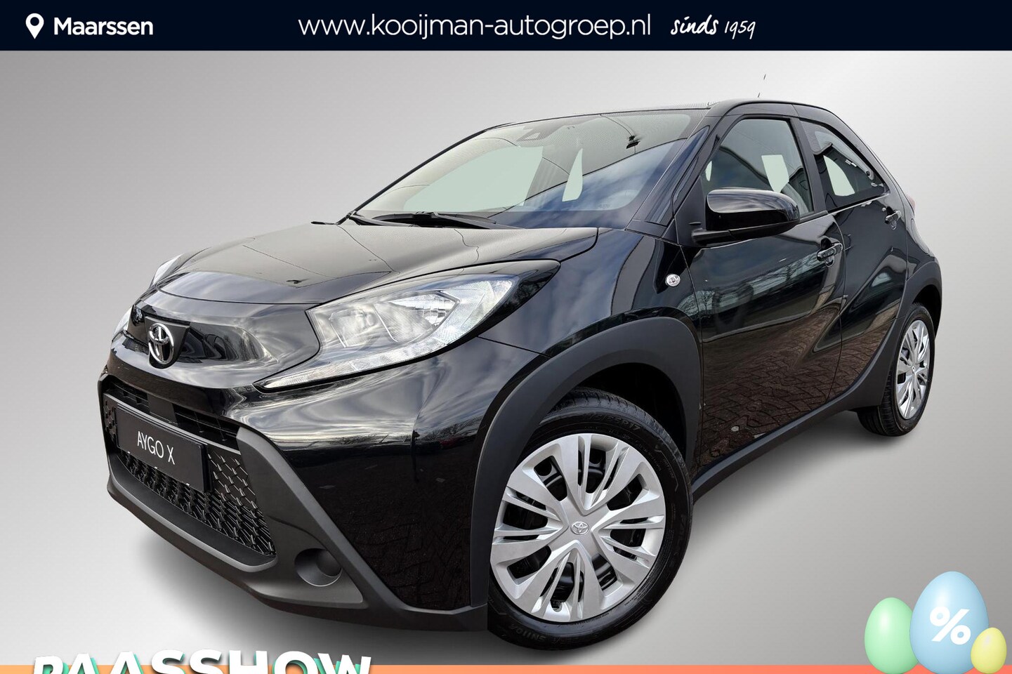 Toyota Aygo X - 1.0 VVT-i MT Play Zwart - Apple Carplay - Android Auto - Adaptive cruise control - AutoWereld.nl