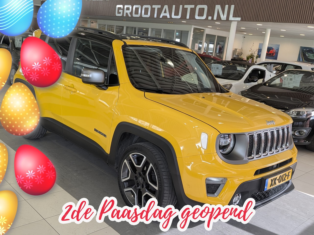 Jeep Renegade - 1.0T Limited Airco, Cruise Control, Trekhaak, Stuurbekrachtiging - AutoWereld.nl