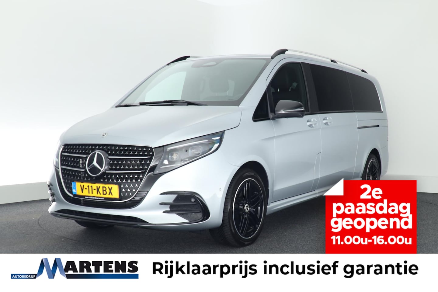 Mercedes-Benz V-klasse - 300d 237 L3 Exclusive AMG-Line 2x Elek. Schuifdeur 360Camera Leder Stoelventilatie Memory - AutoWereld.nl