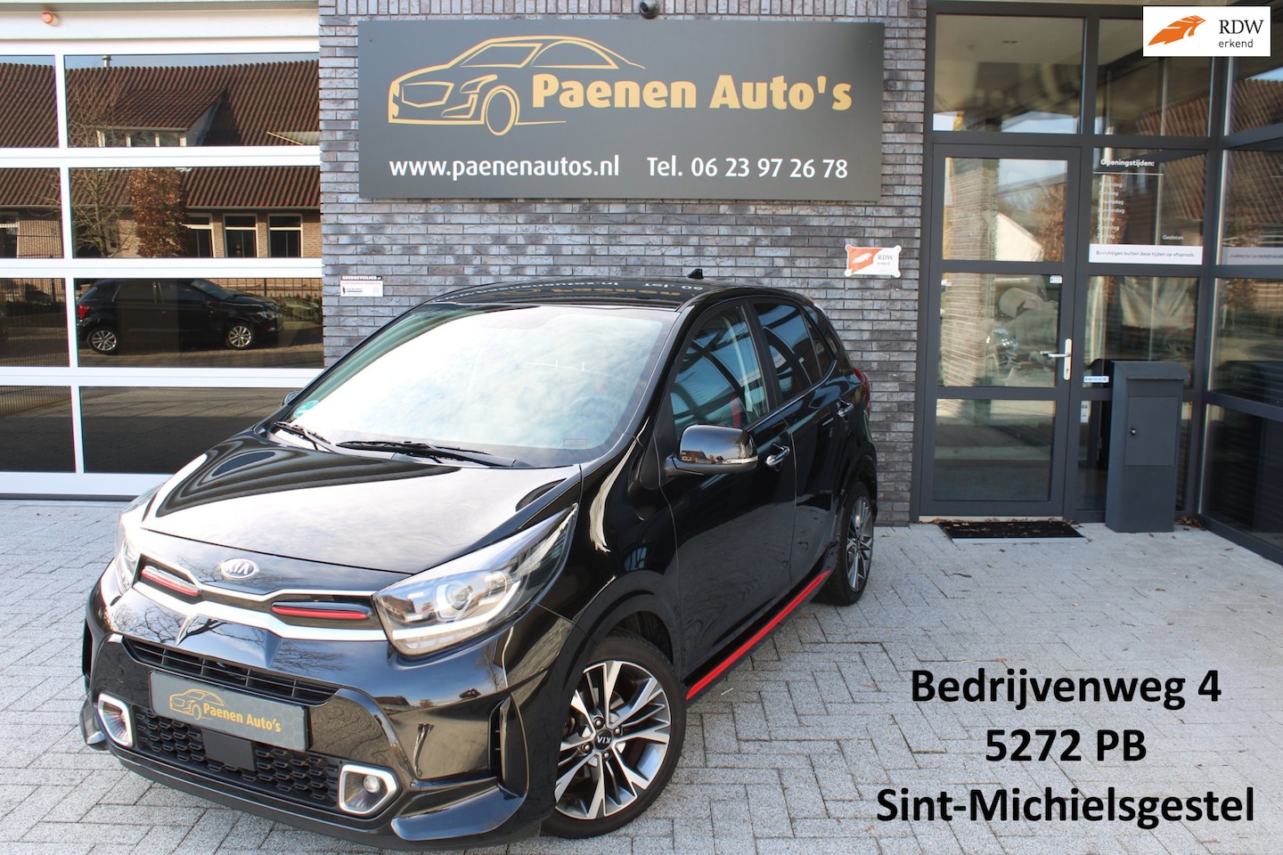 Kia Picanto - 1.0 DPI GT-Line 1.0 DPi GT-Line, camera, navi, Keyless, stoel/stuur verw, Automaat - AutoWereld.nl
