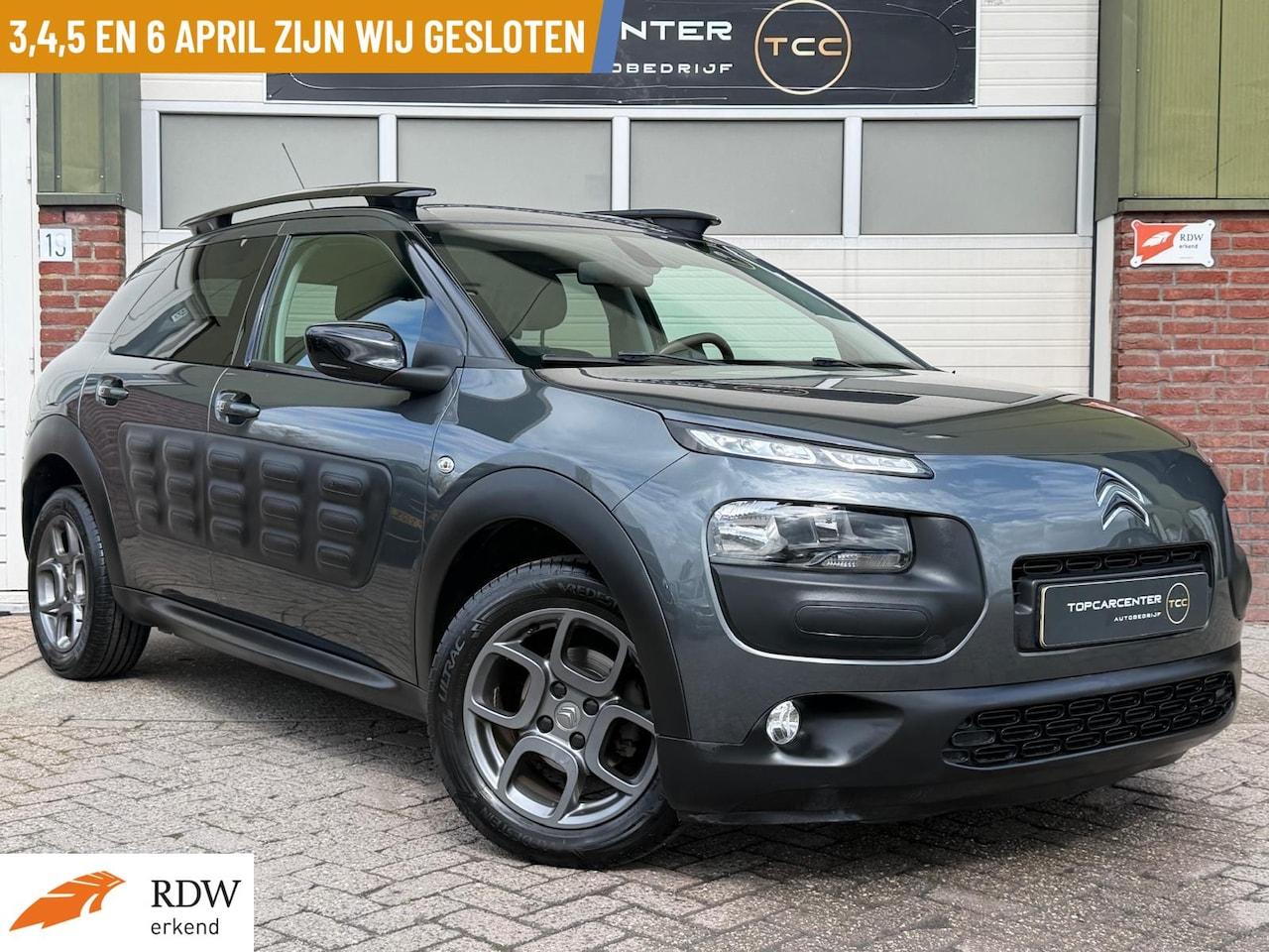 Citroën C4 Cactus - 1.2 Business Plus/CAMERA/NAVI/PARKS/APK - AutoWereld.nl