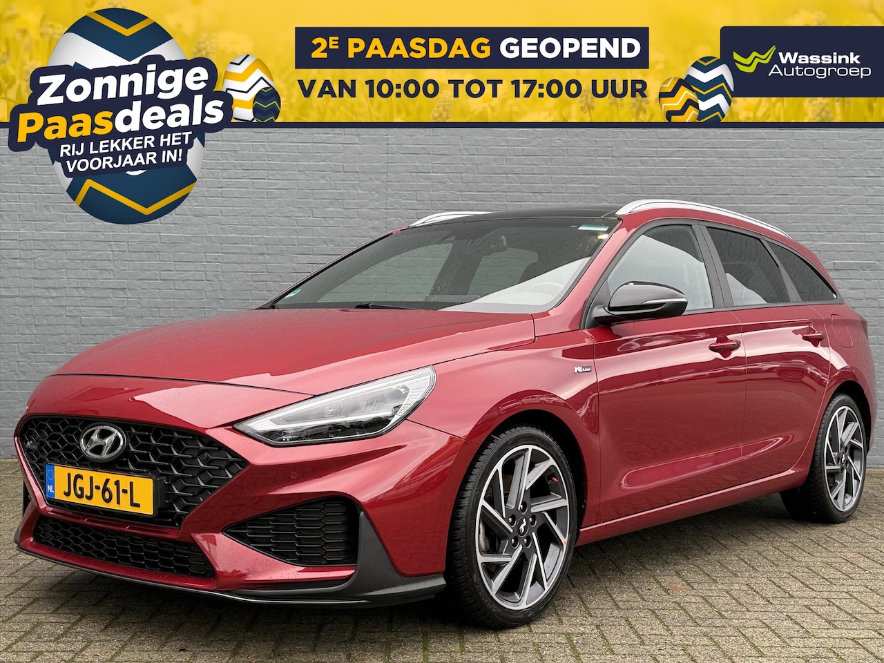 Hyundai i30 Wagon - 1.5 T-GDI 48V 160pk Aut N Line Sky| Navigatie | Stoelverwarming | Parkeersensoren | Sports - AutoWereld.nl