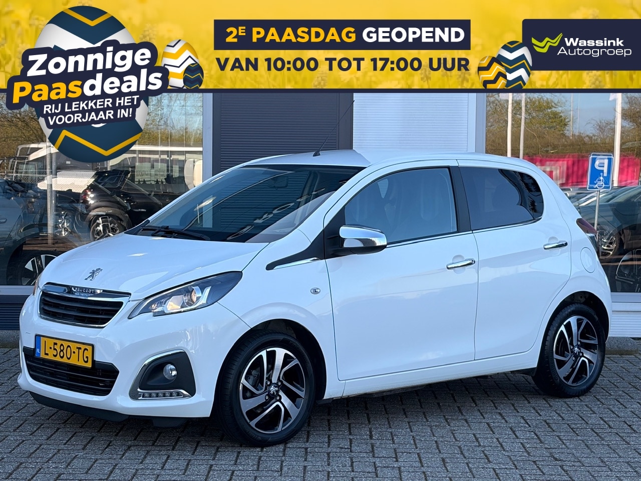 Peugeot 108 - 1.0 e-VTi 72pk 5D Allure | Cruise Control | Bluetooth | Climate Control | Navigatie | Park - AutoWereld.nl