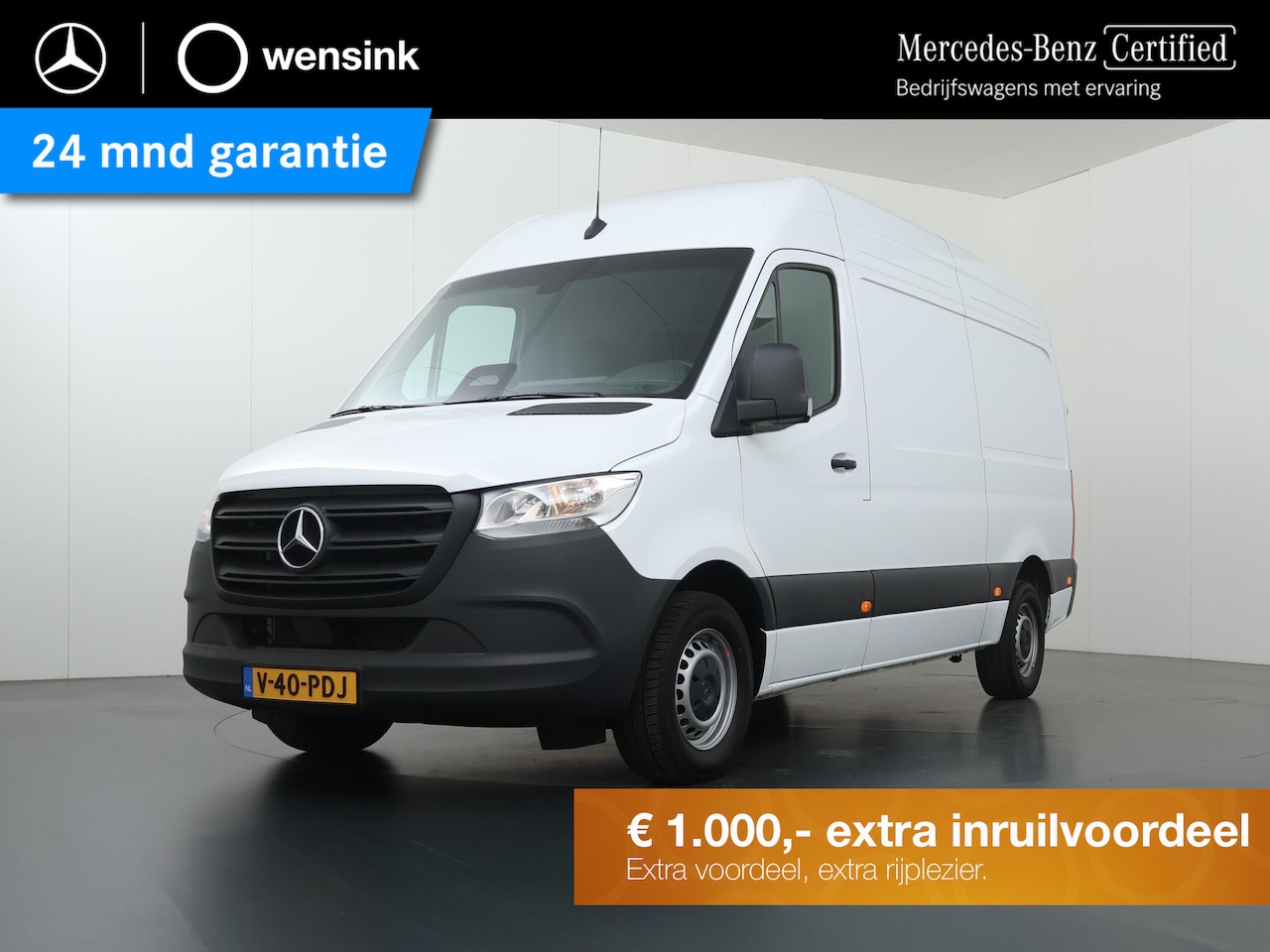 Mercedes-Benz Sprinter - 317 CDI L2 H2 Pro | 3 zits | Achteruitrijcamera | Stoelverwarming | Vloer en Wand Betimmer - AutoWereld.nl