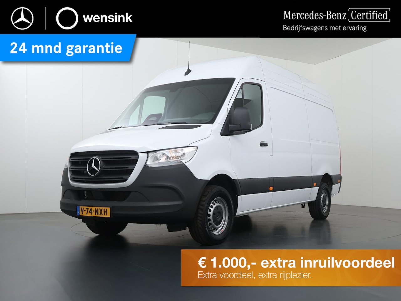 Mercedes-Benz Sprinter - 317 CDI | Aut. | L2 H2 | Pro | 3 zits | Achteruitrijcamera | 3.500 kg Trekgewicht | Vloer - AutoWereld.nl