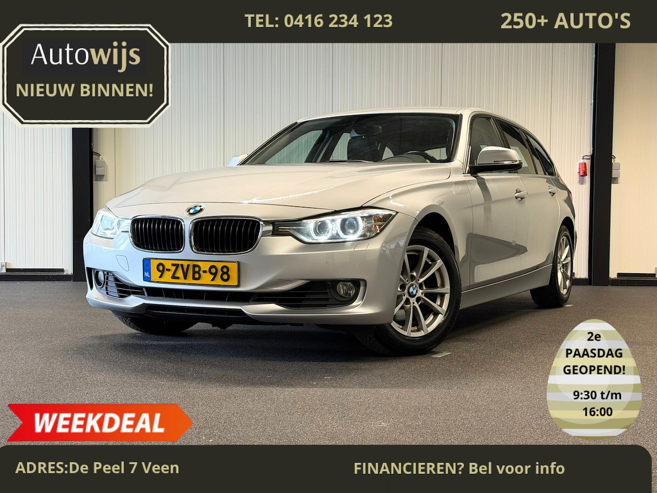 BMW 3-serie Touring - 320i Executive|AUT|LED|NL AUTO|TREKHAAK|GROOT NAVI - AutoWereld.nl