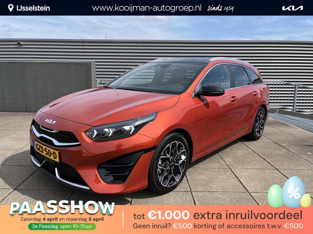 Kia Cee'd Sportswagon - Ceed 1.5 T-GDi GT-Line AUTOMAAT NAVIGATIE / ACHTERUITRIJCAMERA / Trekhaak - AutoWereld.nl