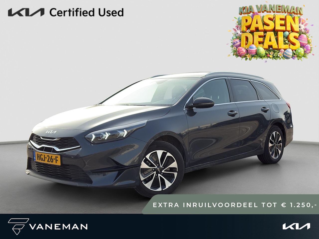 Kia Cee'd Sportswagon - Ceed 1.0 T-GDi Design Edition | Tot € 1.250,- extra inruil tijdens dit Paasweekend! | Stoe - AutoWereld.nl