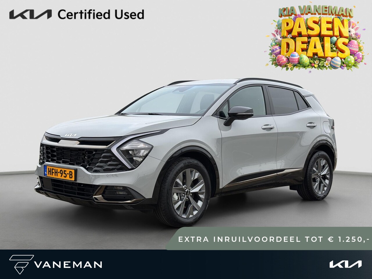 Kia Sportage - 1.6 T-GDi Hybrid Dark Edition | Tot € 1.250,- extra inruil tijdens dit Paasweekend! | - AutoWereld.nl