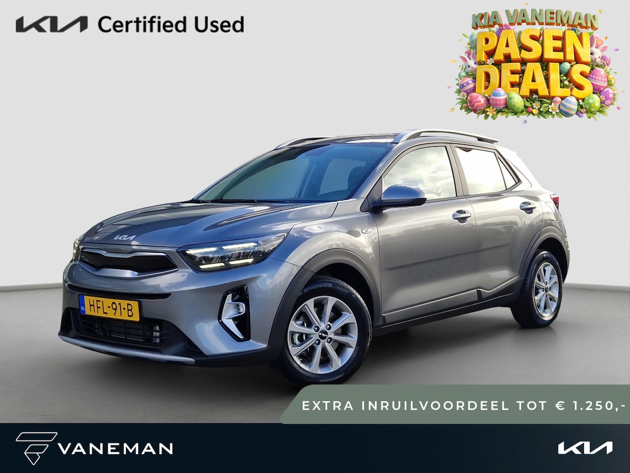 Kia Stonic - 1.0 T-GDi MHEV DynamicLine | Tot € 1.250,- extra inruil tijdens dit Paasweekend! | LED | C - AutoWereld.nl