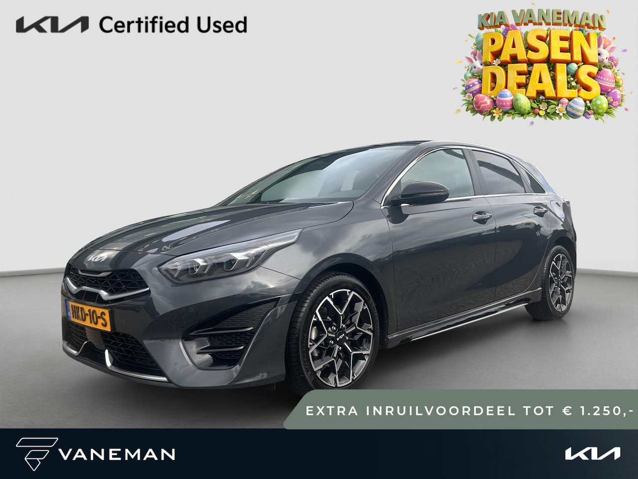 Kia Cee'd - Ceed 1.5 T-GDi GT-Line | Tot € 1.250,- extra inruil tijdens dit Paasweekend! | - AutoWereld.nl